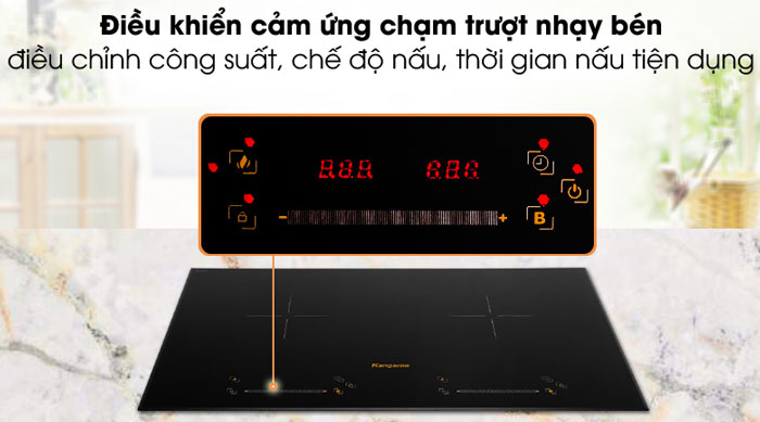 Bếp từ đôi Thái Lan Kangaroo KG866i