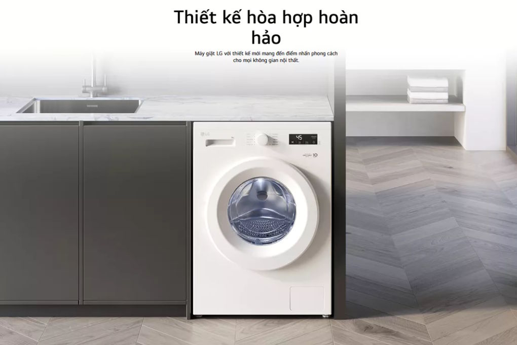 Máy giặt sấy LG AI DD Inverter giặt 9kg-sấy 5kg FB1209D5W