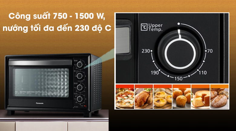 Lò nướng Panasonic 38 lít NB-H3801KRA