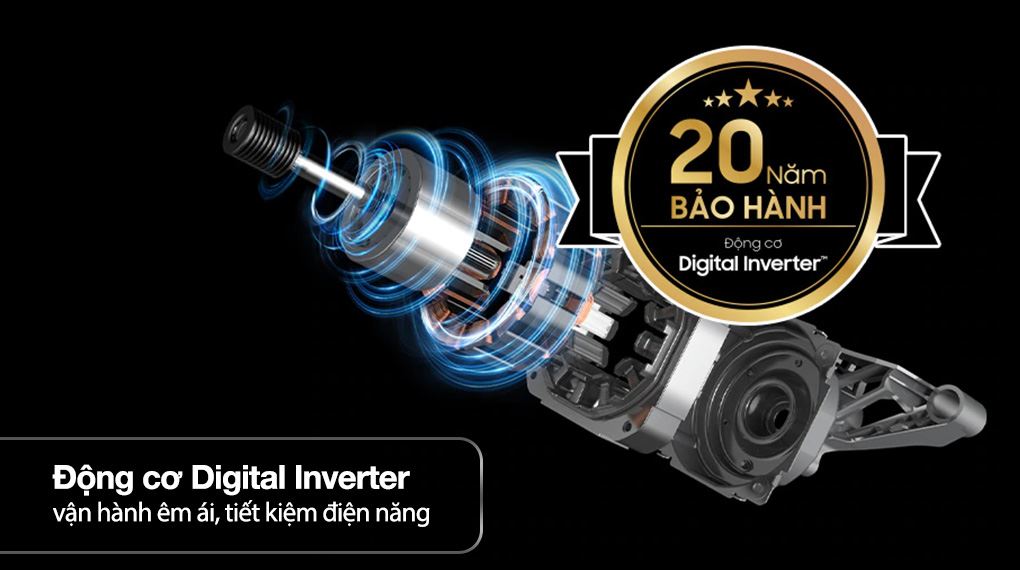 Máy giặt Samsung AI EcoBubble Inverter 10 kg WW10DG6U34LBSV