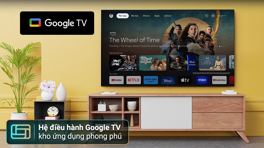 Google Tivi Mini LED Sony AI 4K 85 inch K-85XR50