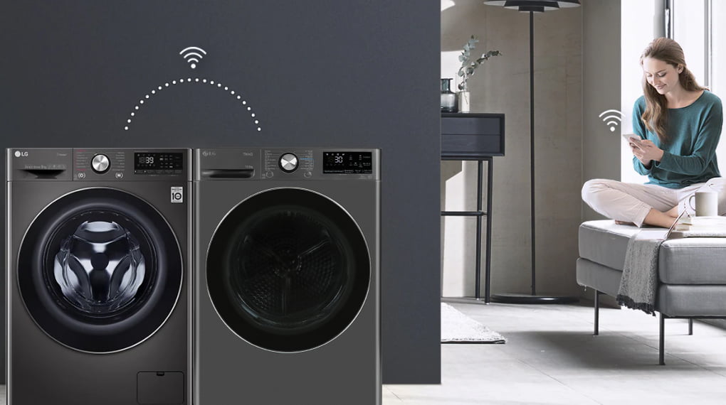 Máy sấy quần áo bơm nhiệt LG 10.5 kg DVHP50B