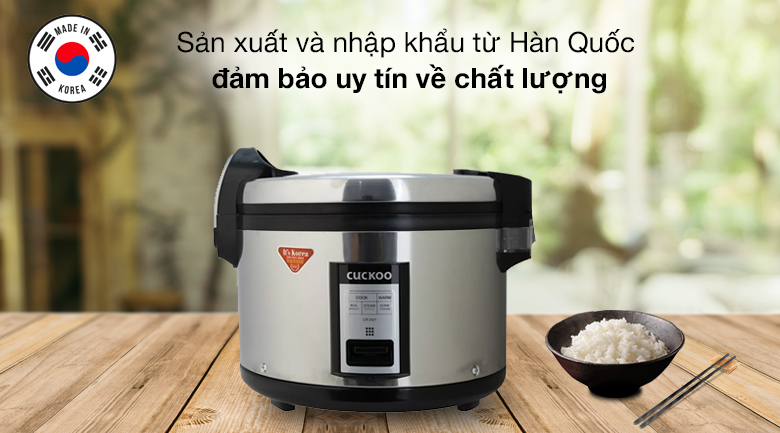 Nồi cơm điện công nghiệp nắp gài Cuckoo 6.3 lít CR-3521/BKSTVNCV
