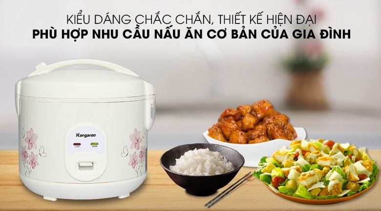 Nồi cơm nắp gài Kangaroo 1.2 lít KG12RC1