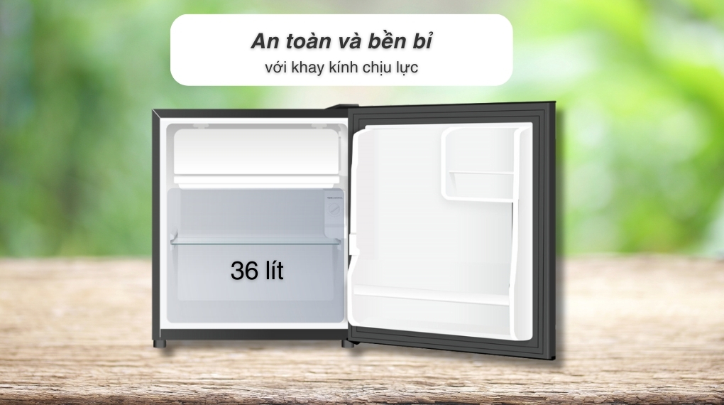 Tủ lạnh Aqua 50 lít AQR-D60FA(BS)