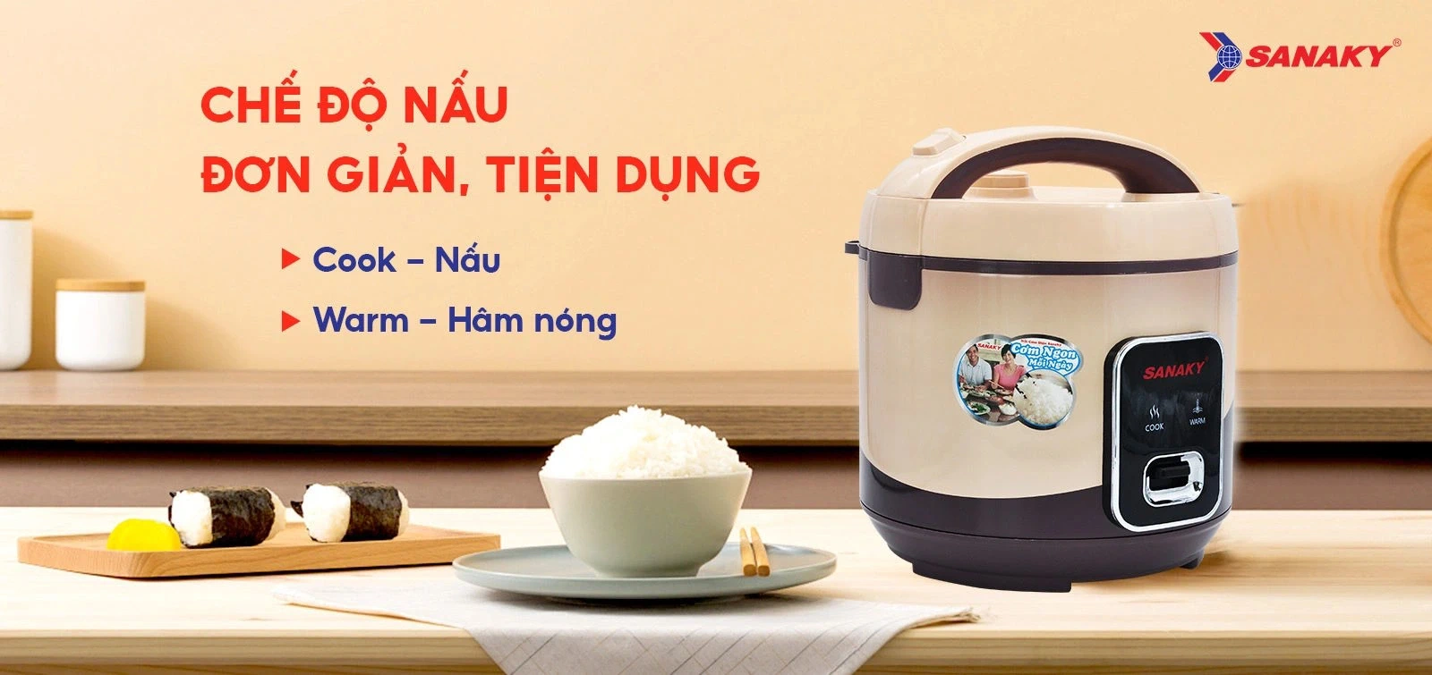 Nồi cơm điện Sanaky SNK-182J24N