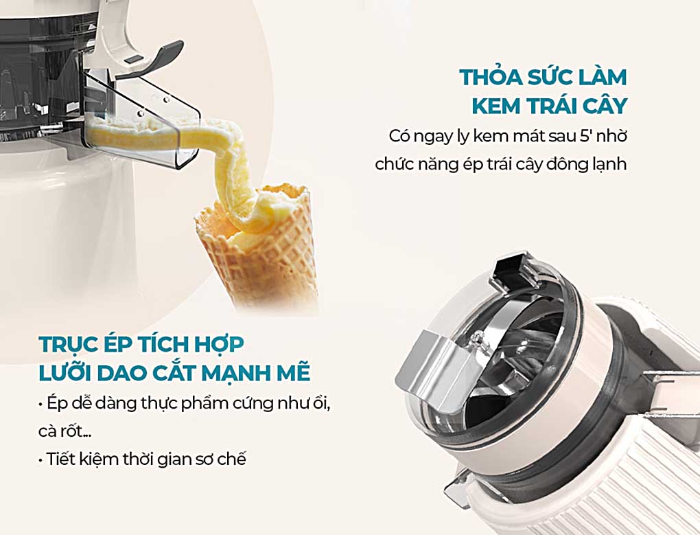 Máy ép chậm Sunhouse SHD5516