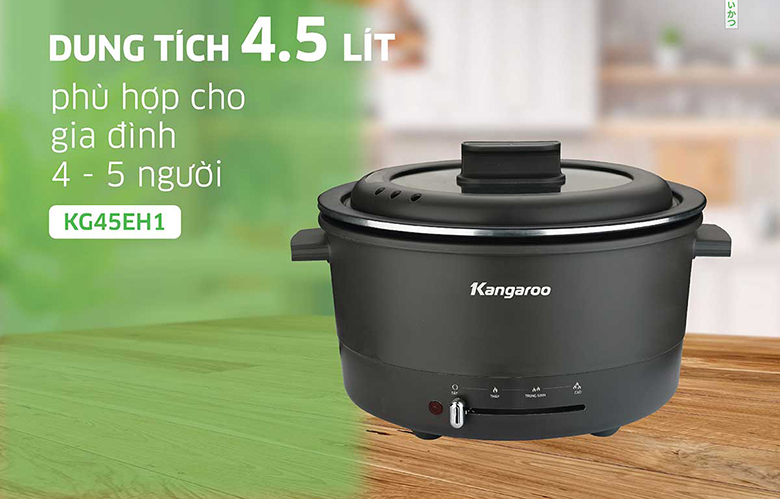 Nồi lẩu điện Kangaroo 4.5 lít KG45EH1