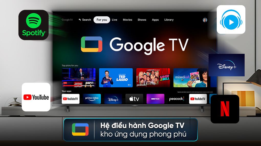 Google Tivi Aqua 4K 65 inch AQT65K85FUX