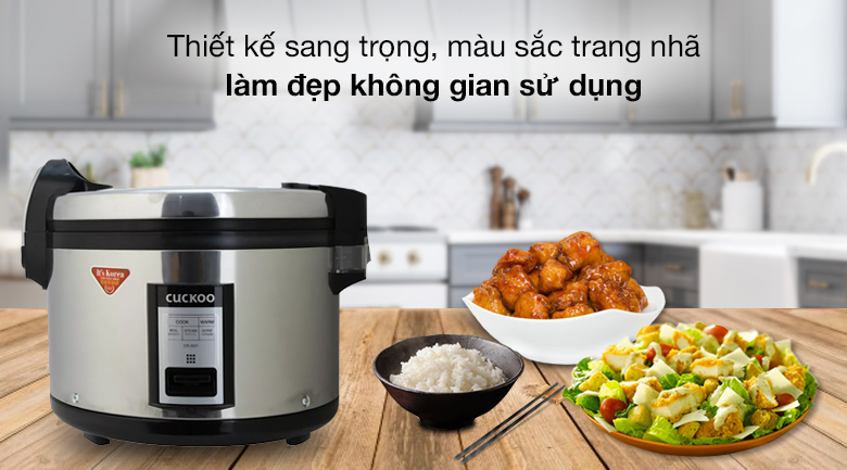 Nồi cơm điện công nghiệp nắp gài Cuckoo 6.3 lít CR-3521/BKSTVNCV