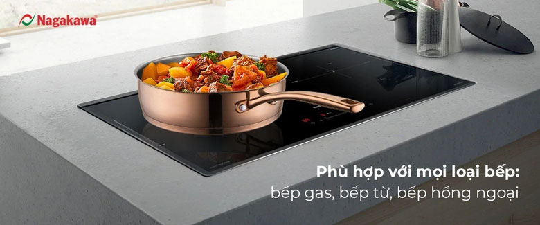Chảo inox Nagakawa 24cm NAG1358-24P