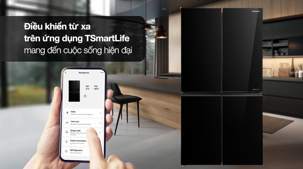 Tủ lạnh Toshiba Inverter 711 lít Multi Door GR-RF895WIA-PGV(22)-XK