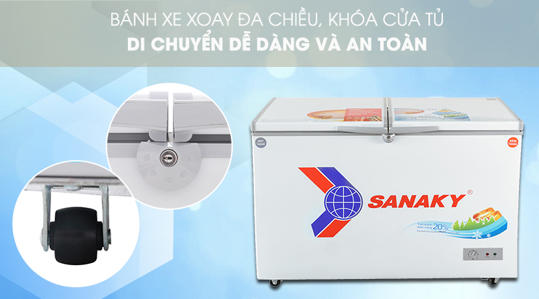 Tủ đông Sanaky 260 lít VH3699W1