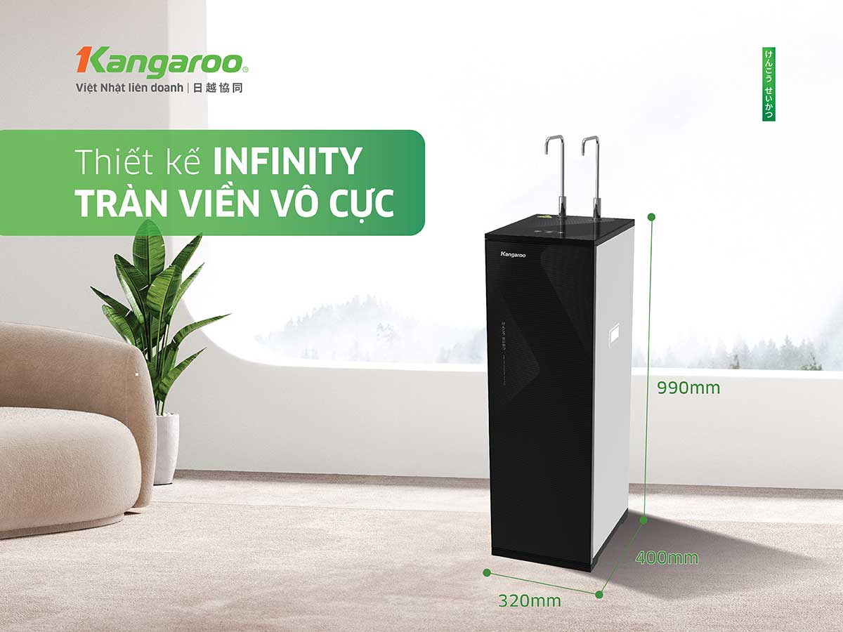 Máy lọc nước Kangaroo Hydrogen ion kiềm nóng lạnh KGHC11S7
