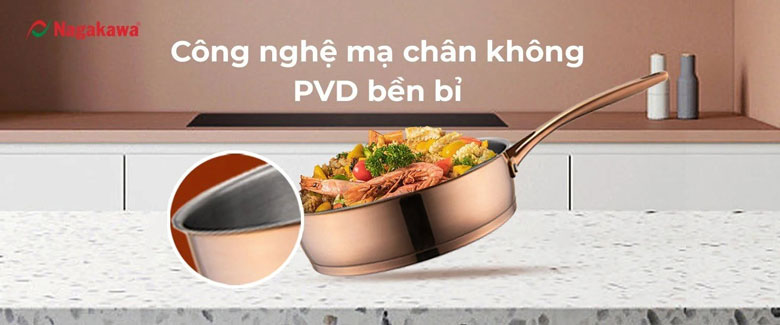Chảo inox Nagakawa 24cm NAG1358-24P
