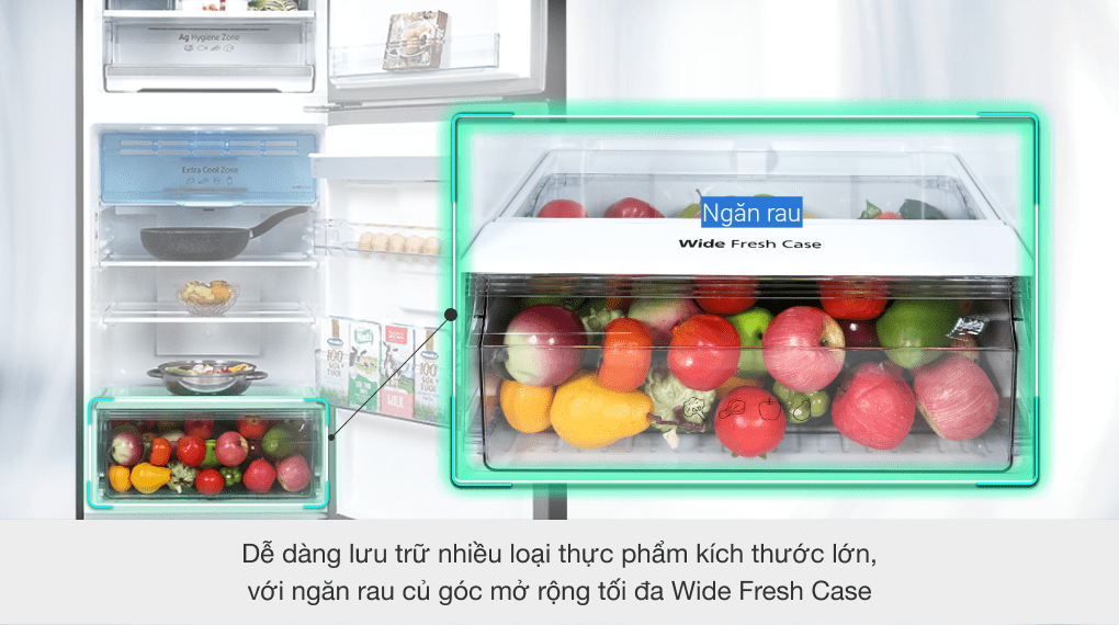 Tủ lạnh Panasonic Inverter 326L TL351GPKV