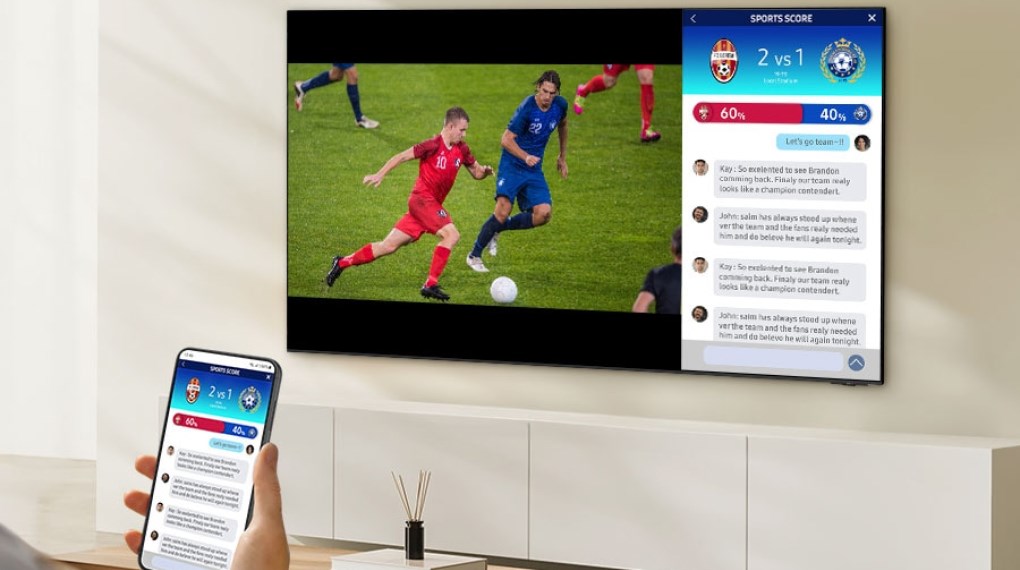 Smart Tivi OLED Samsung AI 4K 55 inch QA55S90HAKXXV