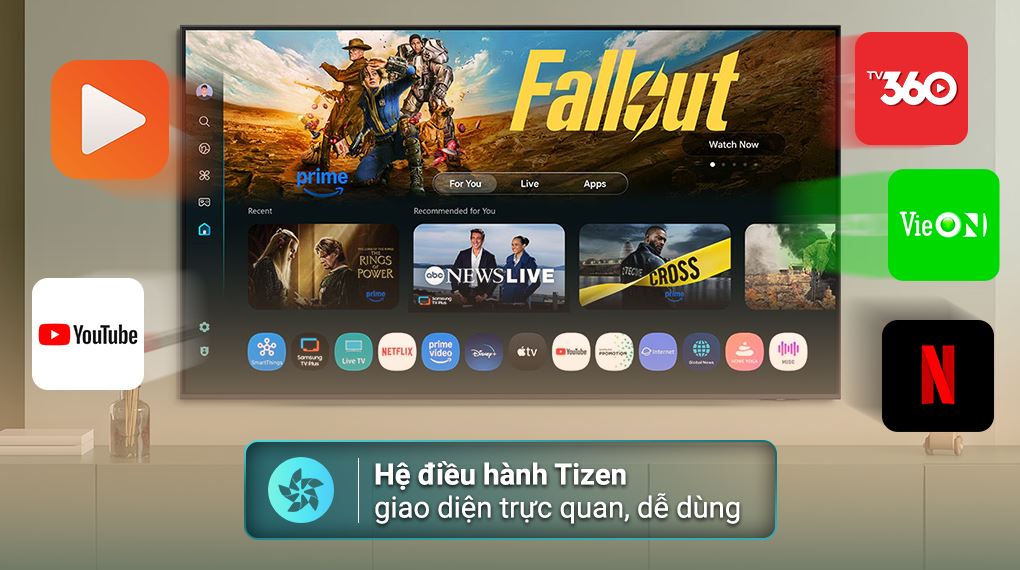 Smart Tivi Neo QLED Samsung AI 4K 75 inch QA75QN70FAKXXV