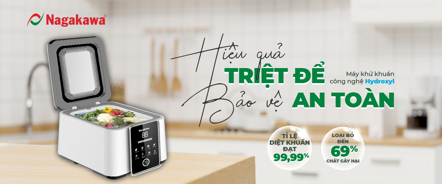 Máy khử khuẩn thực phẩm Nagakawa NAG3906