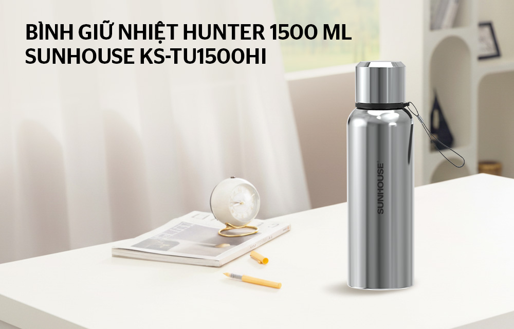 Bình giữ nhiệt Sunhouse Hunter 1500ml KS-TU1500HI