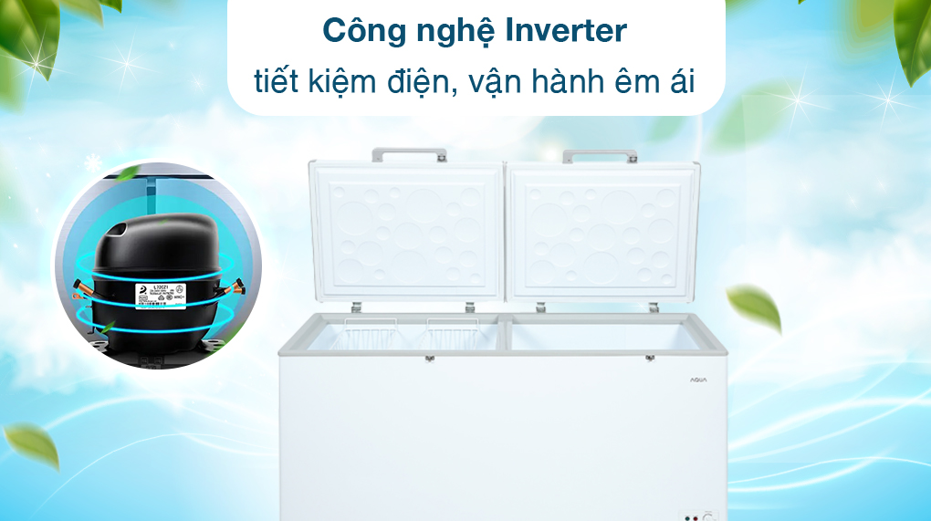 Tủ đông AQUA Inverter 508 lít AQF-C6901E