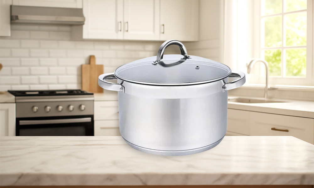 Nồi luộc gà inox 5 đáy Kangaroo 28cm KGCP28C1