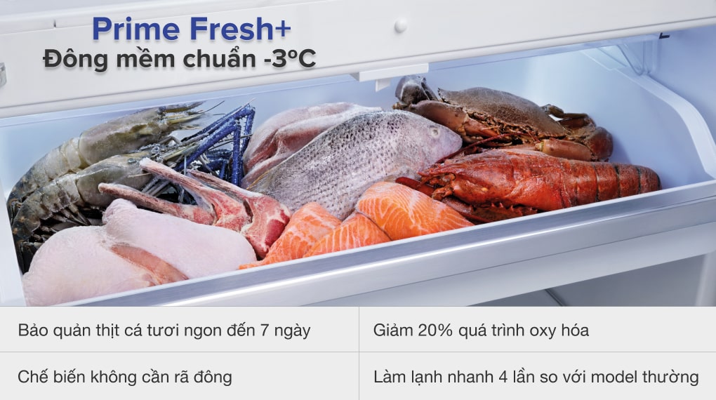 Tủ lạnh Panasonic Inverter 550 lít Multi Door NR-DZ601YGKV