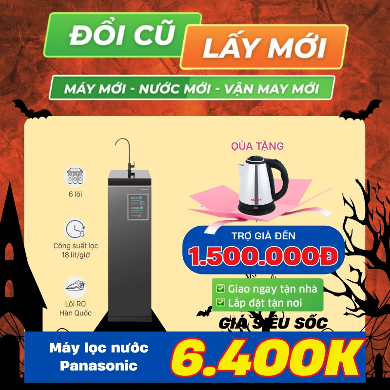 Máy lọc nước RO Panasonic 6 lõi TK-CA812M-VN