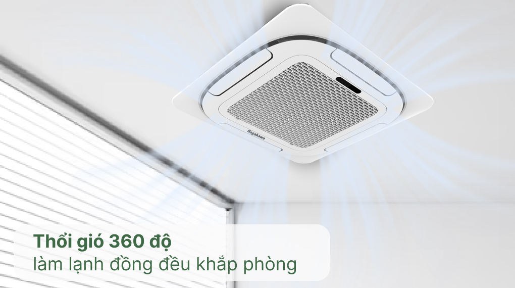 Điều hòa âm trần Nagakawa 18.000BTU NT-C18R1T20
