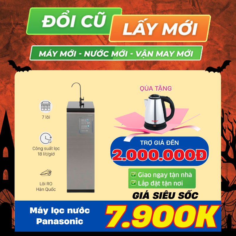 Máy lọc nước RO Panasonic 7 lõi TK-CA813F-VN
