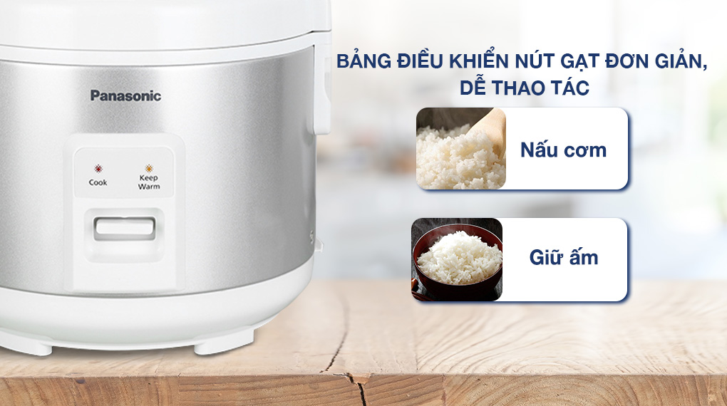 Nồi cơm nắp gài Panasonic 1 lít MVN10LRAX