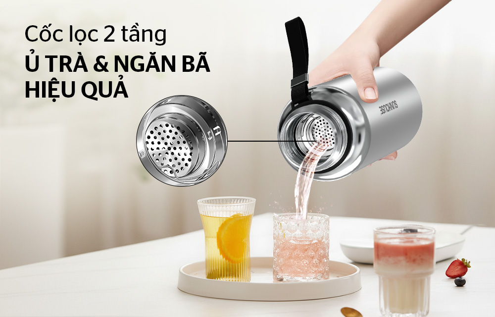 Bình giữ nhiệt Sunhouse Hunter 1500ml KS-TU1500HI