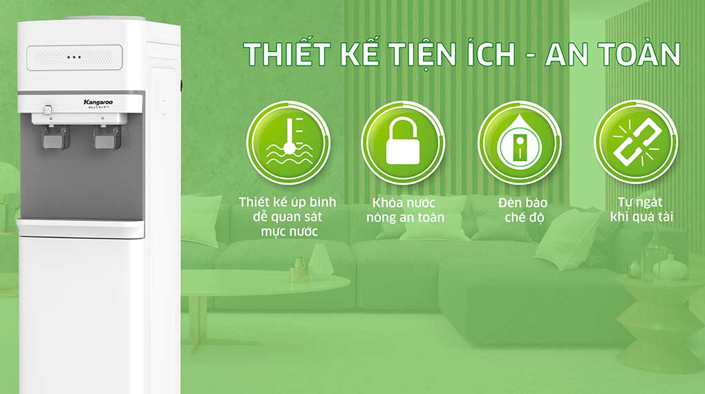 Cây nước nóng lạnh Kangaroo KG36A2