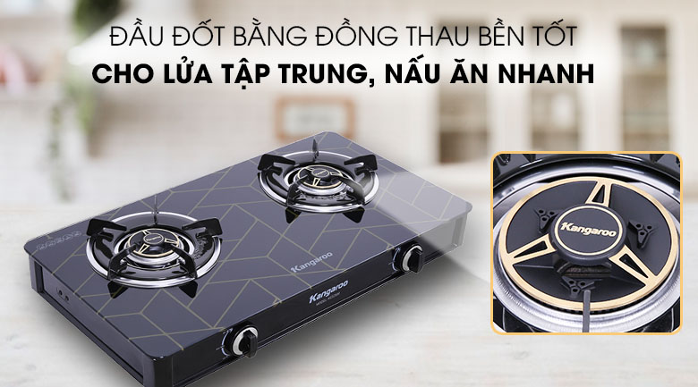 Bếp ga đôi Kangaroo KG526M