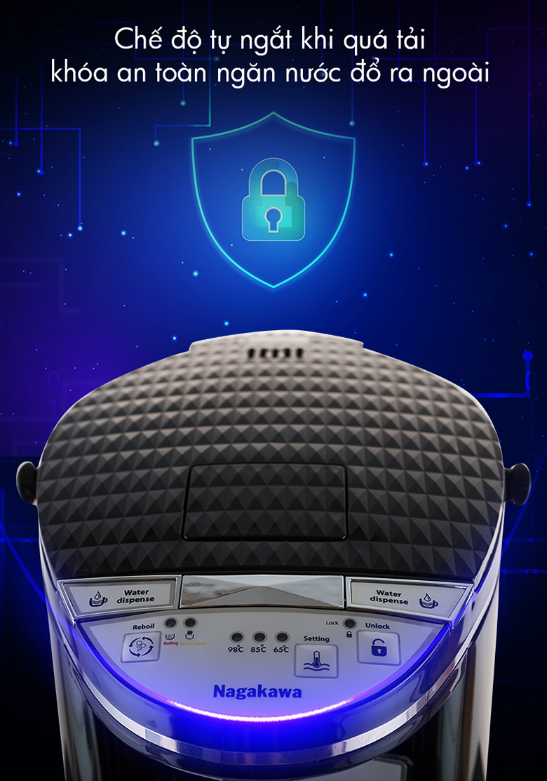 Bình thủy điện Nagakawa NAG0404