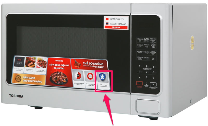 Lò vi sóng có nướng Toshiba 34 lít ER-SGS34S1VN