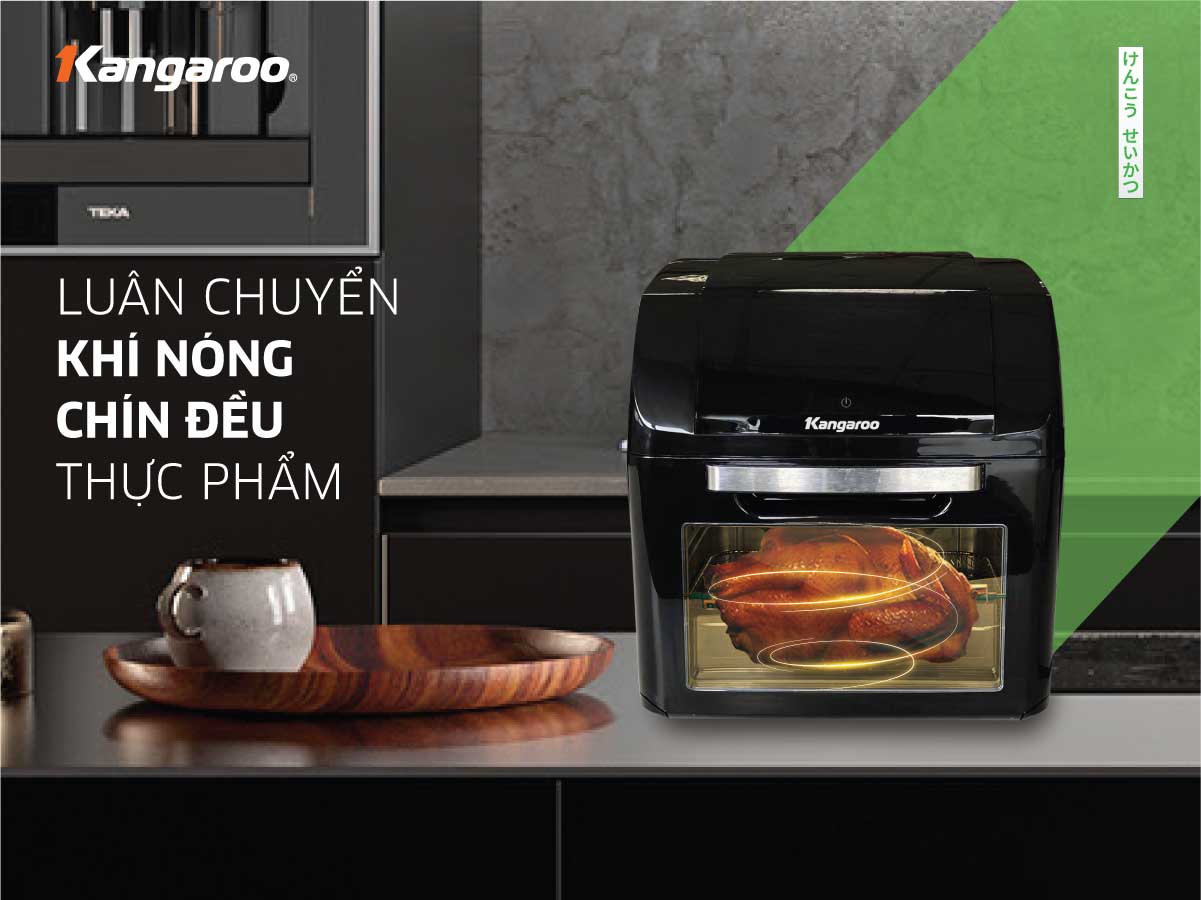 Nồi chiên không dầu điện tử Kangaroo 12L KG12AF5A