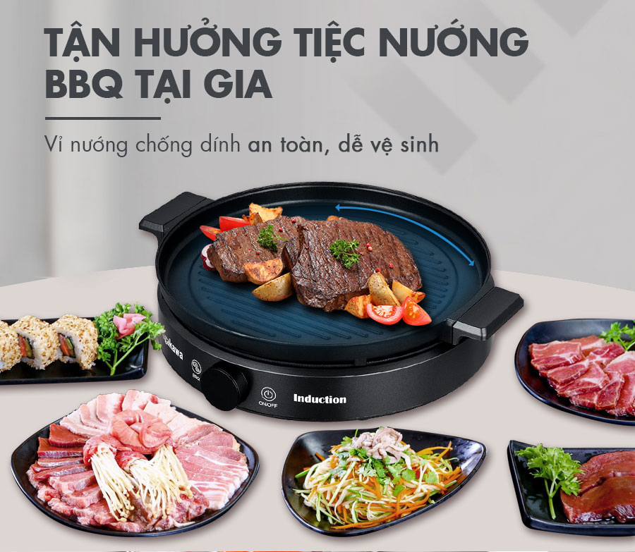 Bếp điện từ đa năng Nagakawa NAG0716