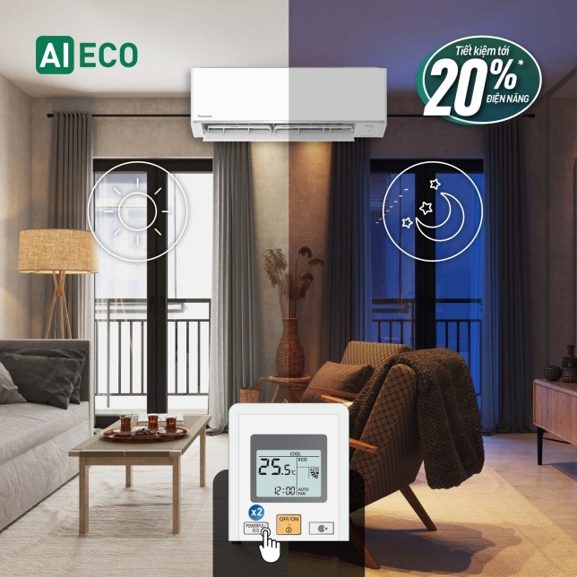 Điều hòa Panasonic 24000BTU 1 chiều inverter RU24CKH-8D