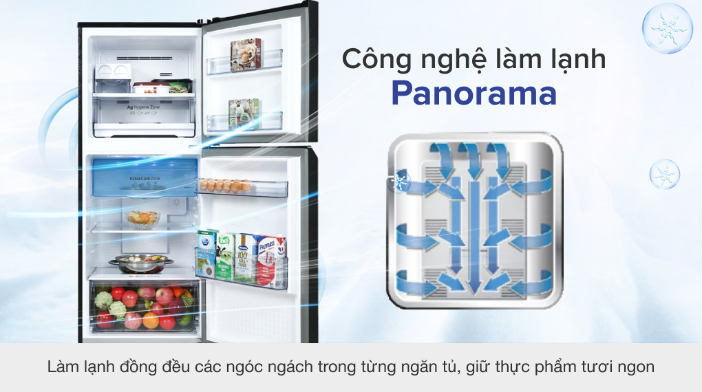 Tủ lạnh Panasonic Inverter 268 lít TV301VGMV
