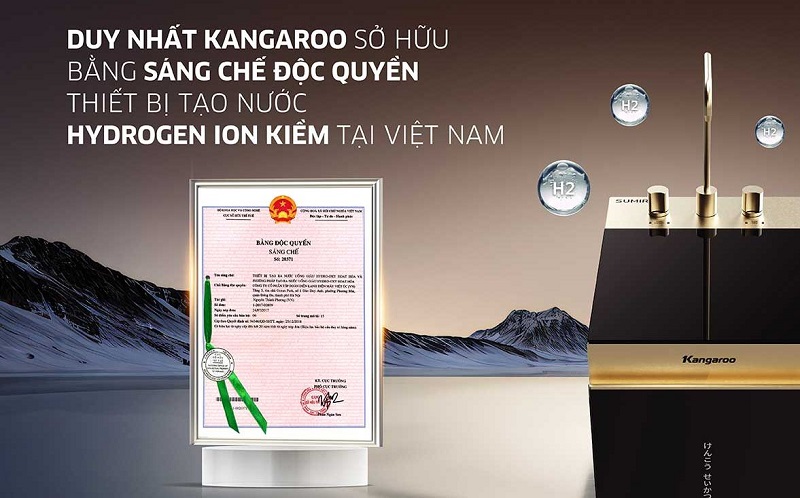 Máy lọc nước Kangaroo Sumire Hydrogen ion kiềm KGEP13A1