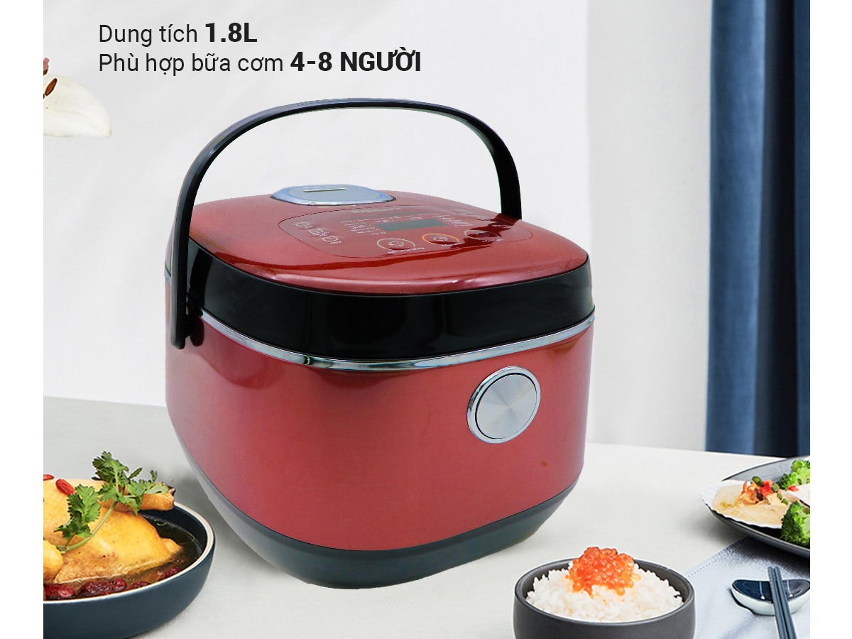 Nồi cơm điện tử lòng niêu Nagakawa NAG0135 (1.8L - 900W)