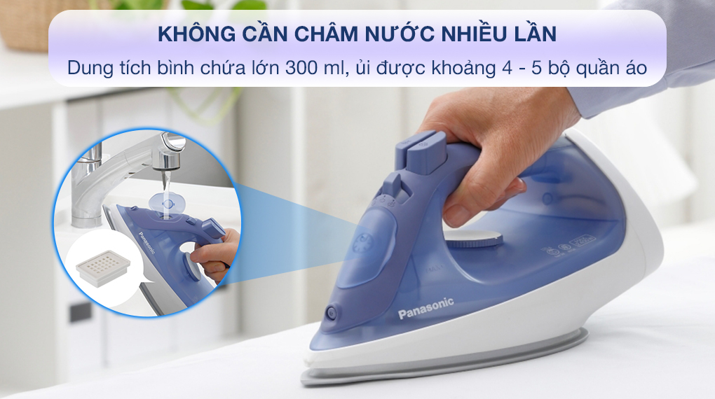 Bàn là hơi nước Panasonic 2400W NI-S530ARA
