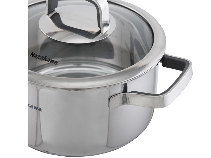 Bộ 3 nồi inox 304 nguyên khối Nagakawa NAG1353
