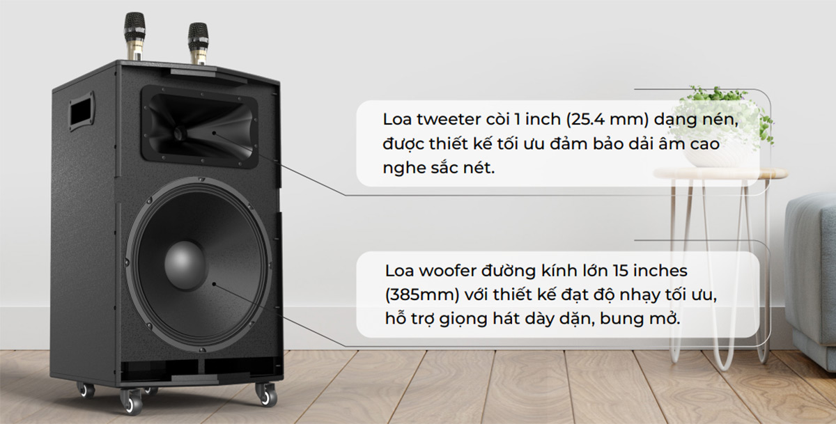 Loa Kéo Paramax Dansing HK-396