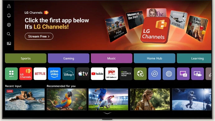 Smart Tivi LG AI 4K 75 inch 75NU805BPSB