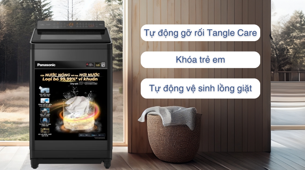 Máy giặt Panasonic Inverter 11.5 Kg NA-FD115V3BV