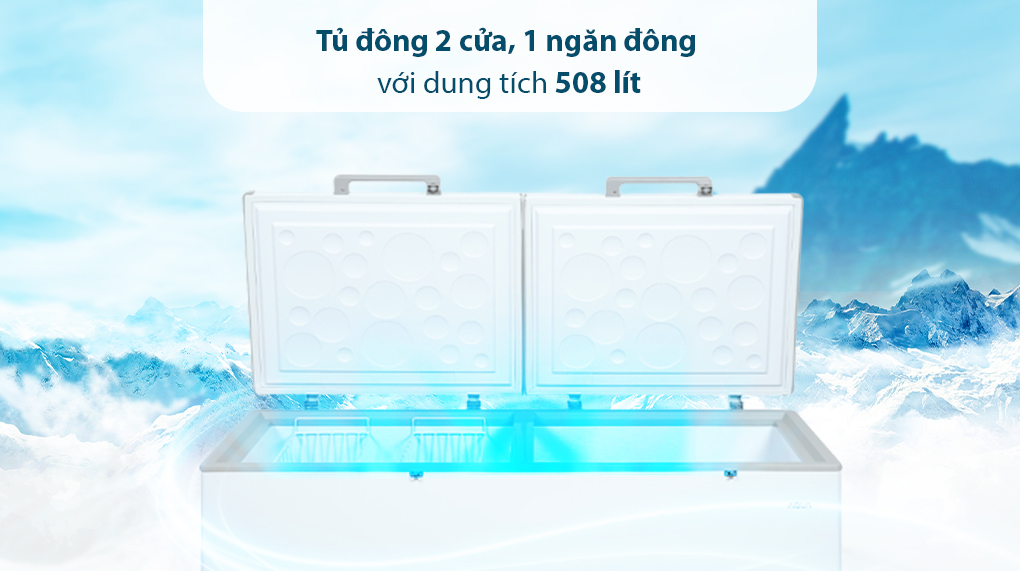 Tủ đông AQUA Inverter 508 lít AQF-C6901E