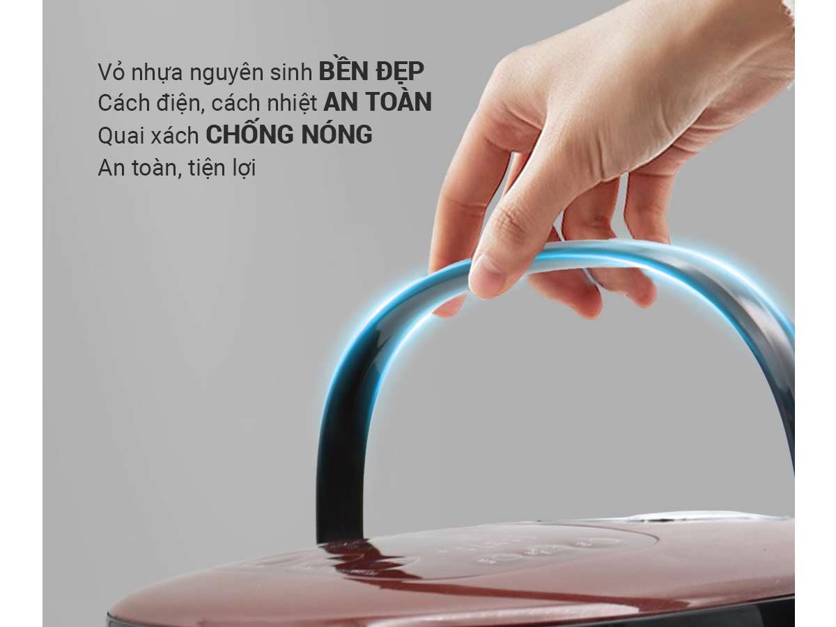 Nồi cơm điện tử lòng niêu Nagakawa NAG0135 (1.8L - 900W)