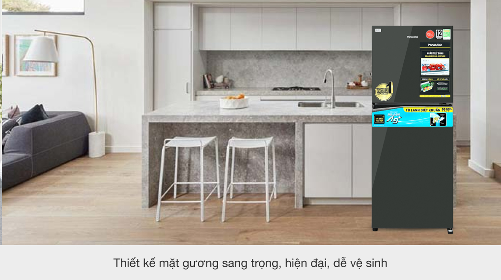 Tủ lạnh Panasonic Inverter 268 lít TV301VGMV